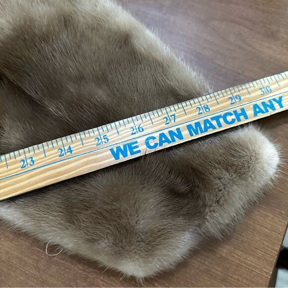 Mink coat sweater collar - Picture 3 of 5